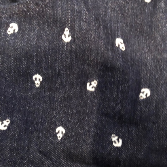 Juicy Couture Nautical anchor embroidered jeans 29 - Picture 4 of 6